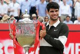 18-ą pergalę iš eilės pasiekęs Carlosas Alcarazas – ATP 500 turnyro Londone nugalėtojas