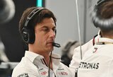 „Mercedes“ vadovas apie M.Verstappeno elgesį trasoje: „Jis peržengė ribą“