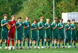 Lietuvos U-16 futbolo rinktinė po baudinių nusileido slovakams