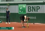 „Roland Garros“: daugiau nei 4 metus pergalių neturėjusi bulgarė pateikė sensaciją, S.Kenin patyrė fiasko