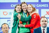 K.Teterevkova iškovojo trečią aukso medalį Universiadoje