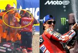 Marcas Marquezas triumfavo Čekijos „MotoGP“ etape, čempionato lyderis suspenduotas po konflikto su maršalu