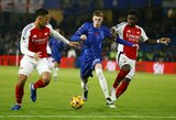 „Premier“ lygoje įvykusiame Londono derbyje – „Chelsea“ ir „Arsenal“ lygiosios 