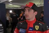 Ch.Leclercas nesupranta, kas darosi su „Ferrari“ bolidu: „Nesuprantu, ką darome blogai, bet kažkas čia ne taip“