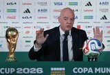 Pastabų apie nesuteiktas JAV vizas sulaukęs FIFA prezidentas patarė atsipalaiduoti  