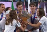 Lenkijos teniso rinktinė pirmą kartą istorijoje iškovojo „United Cup“ trofėjų