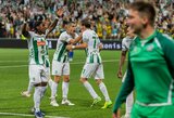 Neįtikėtina: 7 įvarčius pelnęs „Žalgiris” panaikino 3 įvarčių deficitą ir pateko į kitą Konferencijų lygos atrankos etapą