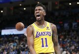 Los Andžele - dar viena „Lakers“ laimėta drama po pratęsimo