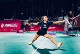 Geriausia Lietuvos badmintonininkė baigė pasirodymą Varšuvoje