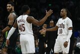 „Cavaliers“ įveikė „Celtics“ panaikindama 22 taškų deficitą