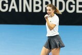 Lietuvos moterų teniso rinktinė užsitikrino pirmą vietą B pogrupyje