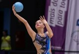 Pasaulio meninės gimnastikos taurės etape Vilutytė geriausiai pasirodė pratimuose su kaspinu
