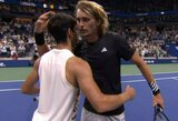 „US Open“ turnyre – A.Zverevo palinkėjimas C.Alcarazui ir savo favoritą įvardijęs R.Federeris