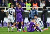 Tragedija Italijoje: „Inter“ ir „Fiorentinos“ rungtynės nutraukos dėl ant vejos sukniubusio žaidėjo, žaidėjai nesulaikė ašarų