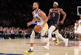 Niujorke – S.Curry dominavimas ir „Warriors“ pergalė