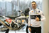 „Dakaras 2022“: A.Gelažninkas pristatė naują motociklą ir komandą