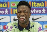 Vinicius Jr. už sėkmingą žaidimą Pasaulio taurėje dėkojo C.Ancelotti ir prakalbo apie vertingas L.Modričiaus pamokas