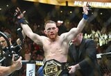 UFC lengvo svorio kategorijos čempionas Machačevas sureagavo į Della Maddalena pergalę: „Laikas tapti dvigubu čempionu“