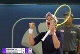 Geriausią pasaulio tenisininkę finale nugalėjusi B.Krejčikova užfiksavo neeilinį pasiekimą