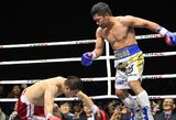 WBC prezidentas atskleidė, kad keturis metus nesikovęs Pacquiao vasarą susikaus su pusvidutinio svorio kategorijos čempionu Bariossu