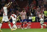 R.Falcao 92-ąją minutę išplėšė „Rayo Vallecano“ dramatiškas lygiąsias su „Atletico“ 