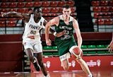 Lietuvos jauniai nepasipriešino prancūzams ir liko be pasaulio čempionato
