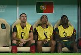 B.Fernandesas apie ant suolo rungtynes pradėjusį C.Ronaldo: „Net trečiam vartininkui nepatinka sėdėti ant suolo“