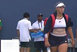 Laimai Vladson įskaityta pergalė be kovos prieš 15-metę varžovę