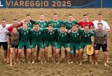Paskelbta Lietuvos paplūdimio futbolo rinktinės sudėtis rungtynėms Danijoje