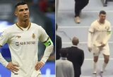 Oficialu: už nepadorų gestą C.Ronaldo nubaustas nebus