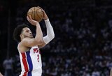 „Pistons“ laimėjo atkrintamųjų rungtynes po 18 metų pertraukos