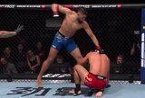 UFC Šanchajuje: vietos sirgaliai išvydo savo numylėtinio skaudų pralaimėjimą, vienoje iš kovų panaudotas labai retas skausmingas veiksmas