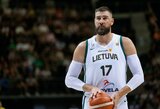 Valančiūnas artėjančiame PČ lange Lietuvos rinktinei neatstovaus