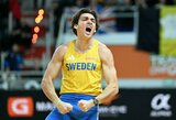 Bubką pavijęs Duplantis Lenkijoje nusprendė nesikėsinti į pasaulio rekordą