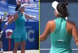 „Užsičiaupk!“: B.Andreescu atsisakė žaisti, kol ją nervinęs sirgalius buvo išvarytas iš tribūnų