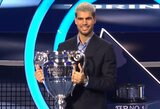 „ATP Finals“: Carlosui Alcarazui įteiktas ypatingas trofėjus