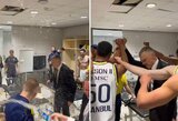 Šaro dušas „Fenerbahče“ rūbinėje: užfiksuota, kas dėjosi po iškovoto kelialapio į Eurolygos finalinį ketvertą