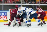 Pasaulio čempionate suomiai nepaliko vilčių latviams, o kanadiečiai 11 įvarčių trileryje po pratęsimo išsigelbėjo prieš norvegus