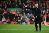 Guardiola prakalbo apie „Liverpool“ žaidėjui skirtą raudoną kortelę: „Kur dingo sveikas protas?“