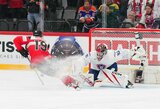 Pasaulio ledo ritulio čempionatas: austrai ir danai iškovojo svarbiausias pergales kovoje dėl išlikimo elite