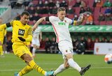 Vokietijoje – „Augsburg“ ir „Borussia“ komandų lygiosios 