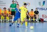 Lietuvos studentų futsal rinktinė pasaulio čempionate patyrė antrąjį pralaimėjimą