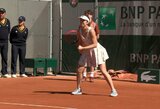 „US Open“ turnyro kvalifikacijoje debiutavusi Justina Mikulskytė peržengė japonės barjerą