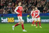 11 m baudinį rungtynių pabaigoje realizavęs Havertzas išplėšė „Arsenal“ lygiąsias su „Bayer“ 
