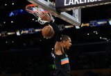Wembanyama prieš „Lakers“ surengė nuostabų pasirodymą