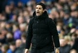 M.Arteta po patirto pralaimėjimo prieš „Everton“ užstojo savo žaidėjus 