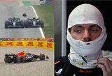 Barselonoje – absurdiška „Mercedes“ pilotų avarija, Ch.Leclerco ir S.Perezo fiasko bei M.Verstappeno „pole“ pozicija