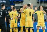 Patvirtintos futsal rinktinės dvikovų su Čekija datos