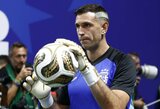 Emiliano Martinezas pripažino anglų taktinę klaidą: „Tu negali keisti žaidybinio plano“
