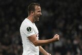 H.Kane‘as pelnė „hat-tricką“, o „Tottenham“ iškovojo Europos Konferencijų lygoje pirmąją pergalę